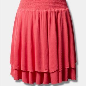 Torrid Mini Gauze Tiered Skirt